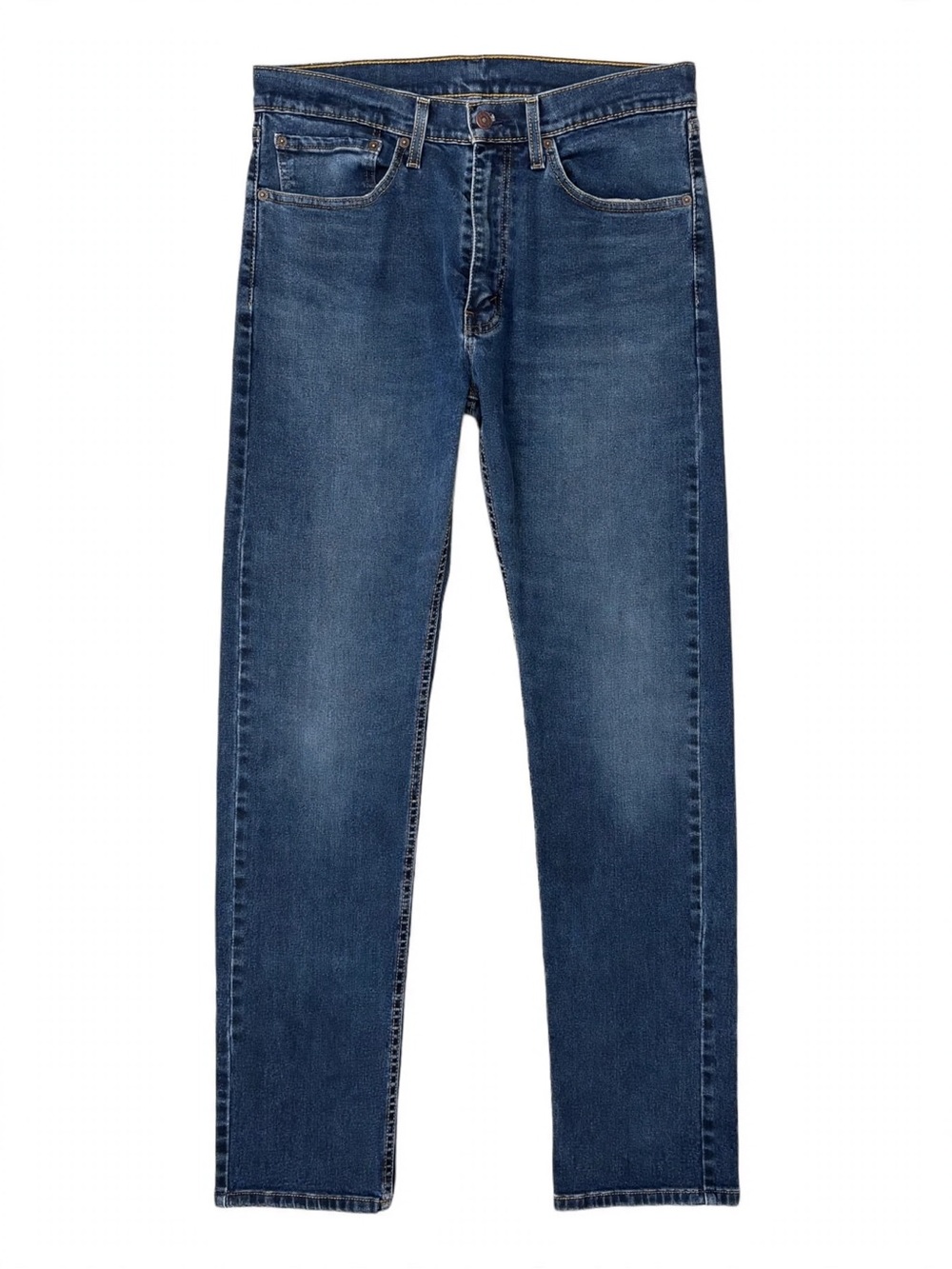 Levi's Slim Straight Jeans in Dark Blue Wash